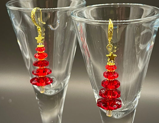 Crystal Christmas Tree - Gold Plated Hooks