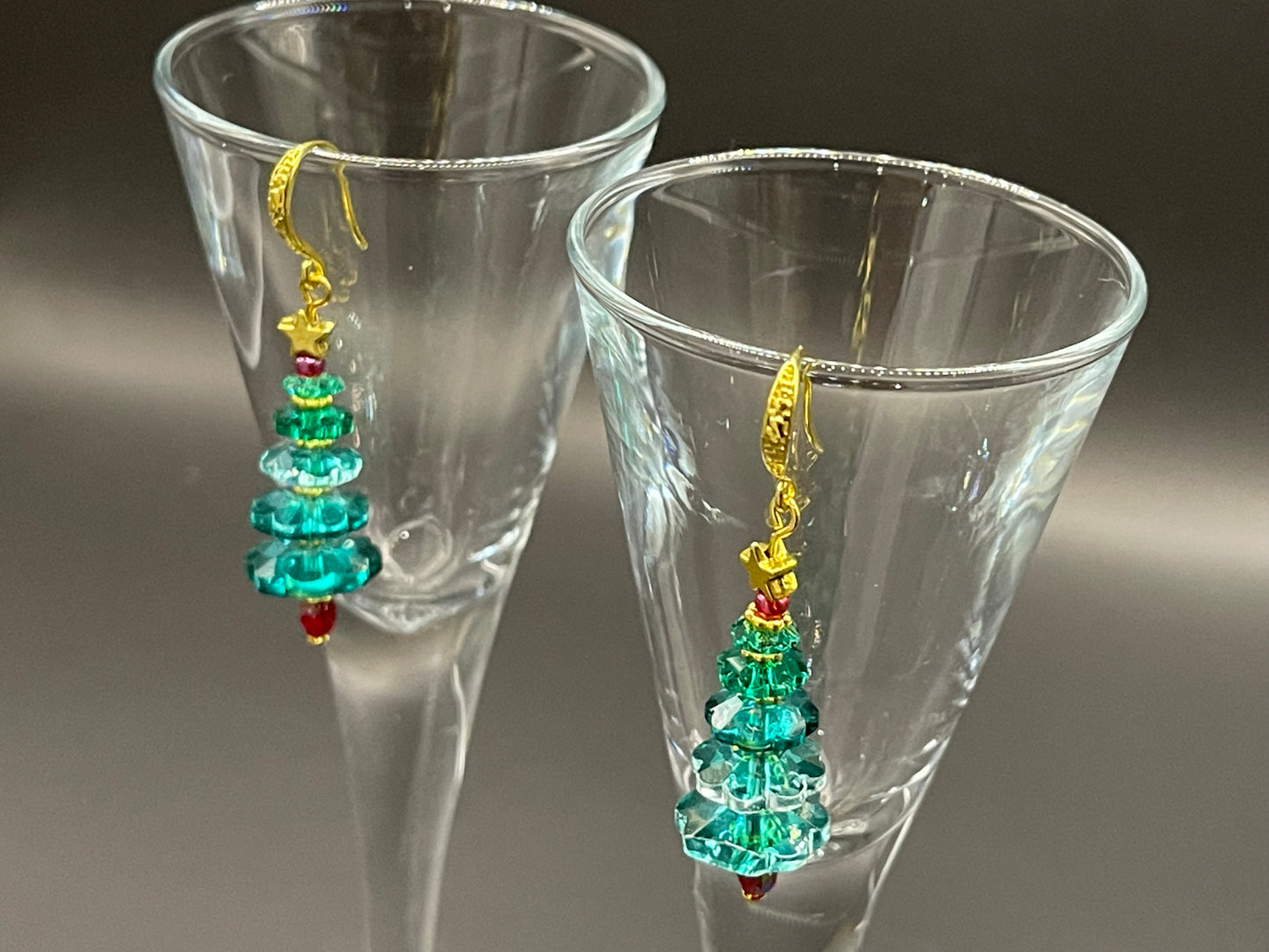 Crystal Christmas Tree - Gold Plated Hooks